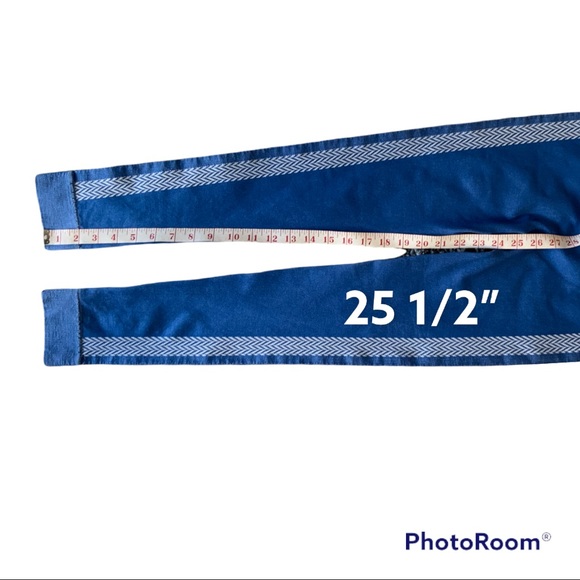 Fabletics High-Waisted Seamless Check Legging blue M UEC - Picture 5 of 11